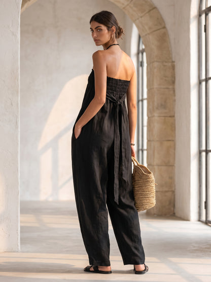 Combinaison Élise Veltiu, pantalon long et poches intégrées